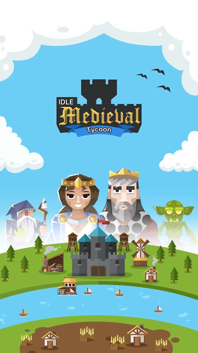 دانلود Idle Medieval Tycoon – Idle Clicker Tycoon Game 1.2.4 – بازی استراتژیکی توسعه شهر اندروید